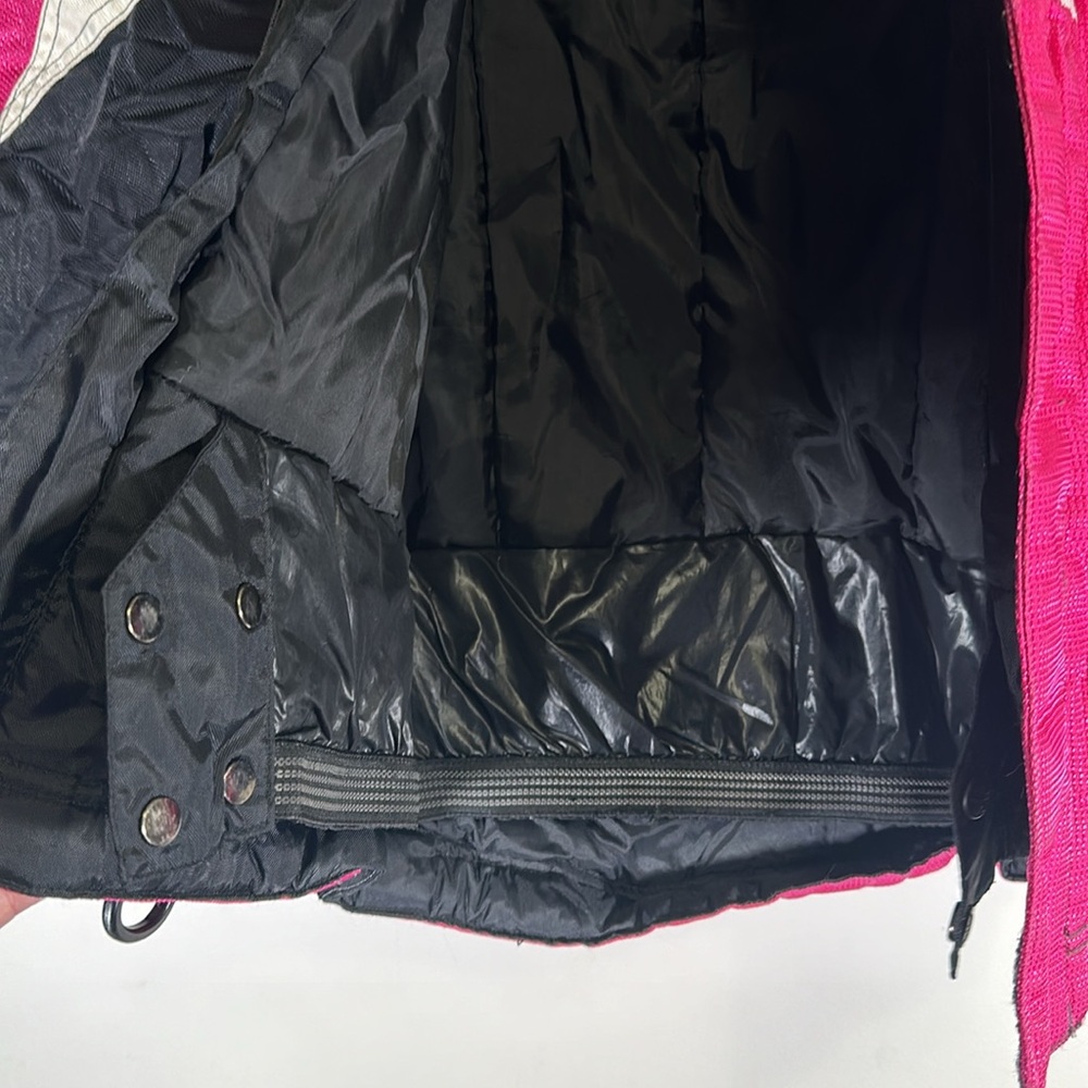Yamaha Youth Adventure Hooded Jacket Size 6 Pink Black - Picture 5 of 8